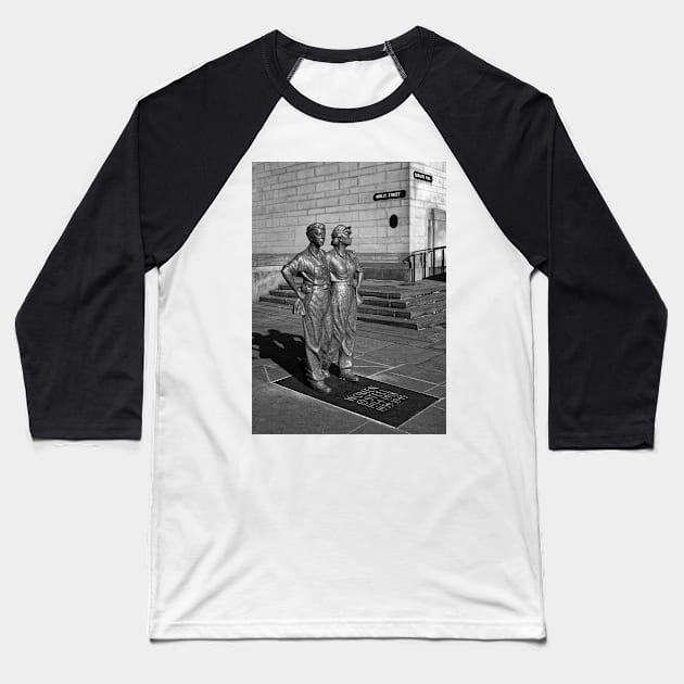 Women of Steel in Mono Baseball T-Shirt by galpinimages